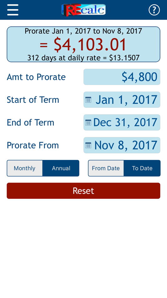 #5. RE CALC Real Estate Calculator (iOS) 由: CSA Ventures