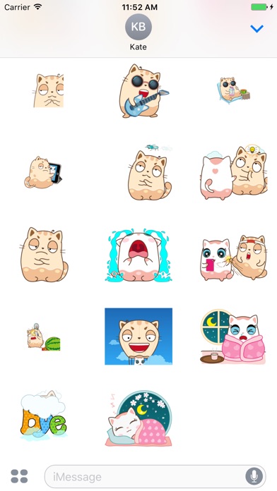 Animated Funny Cat Sticker screenshot 3