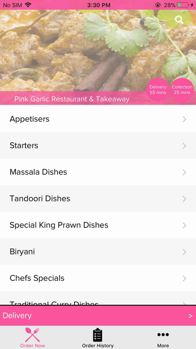 How to cancel & delete Pink Garlic Balti House from iphone & ipad 2