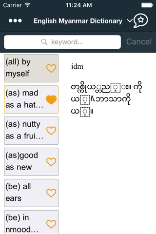 English - Myanmar Dictionary screenshot 2