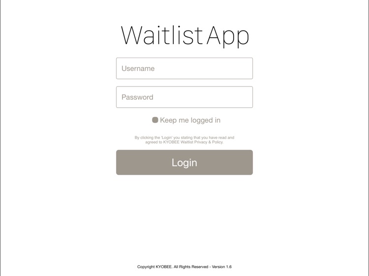 KYOBEE WAITLIST