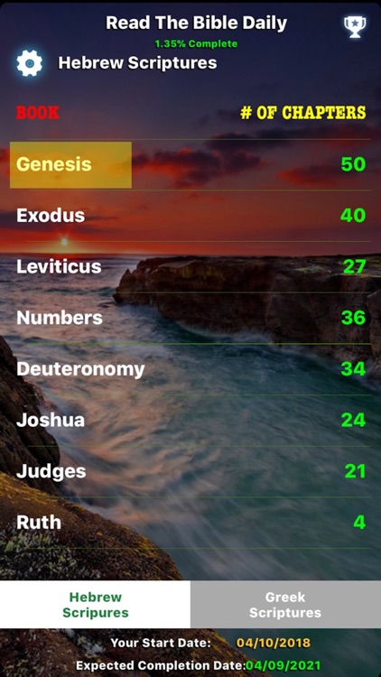 Track Your Bible Reading