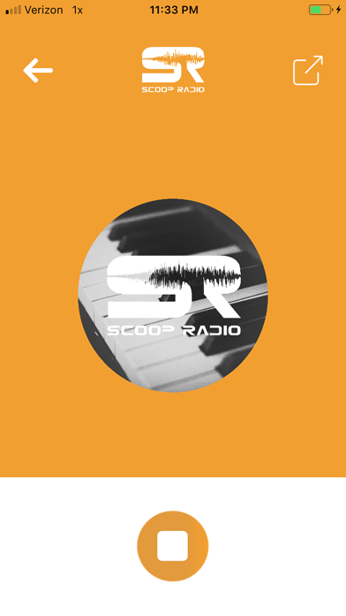 Scoop Radio iPhone screenshot 2 - Music app