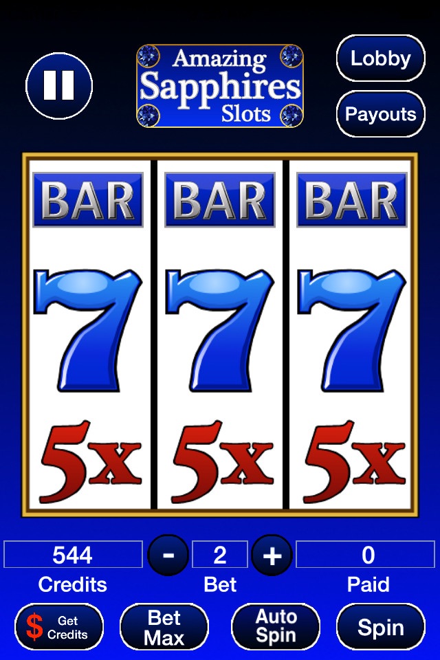 Amazing Sapphires Slots screenshot 2