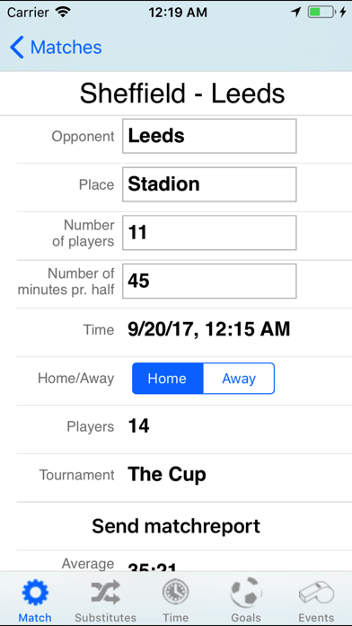 App screenshot