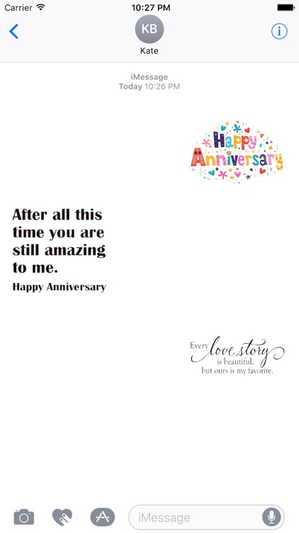 Happy Anniversary Love Sticker Pack