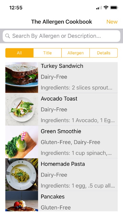 The Allergen Cookbook