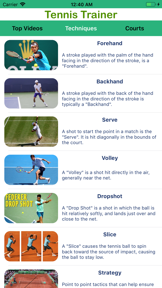 Tennis Trainer screenshot