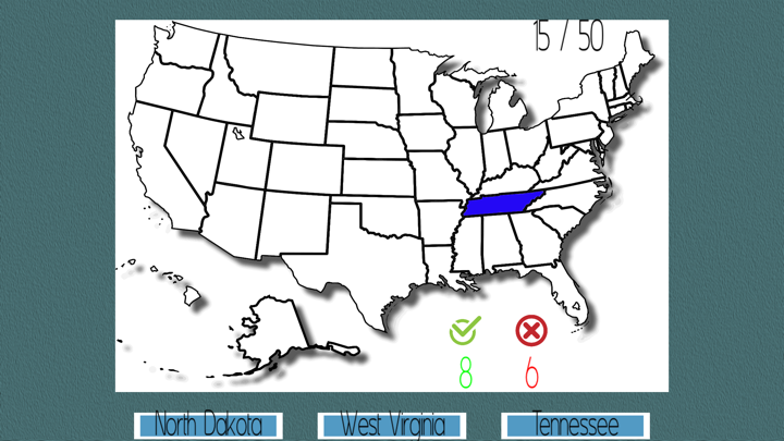 State Find (USA Map) screenshot 1