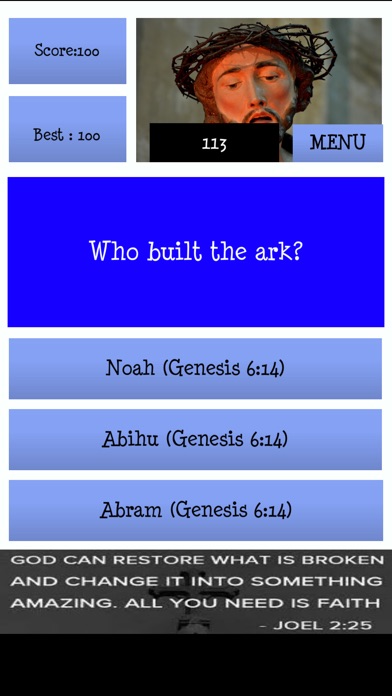 The Big Bible Quiz screenshot 3