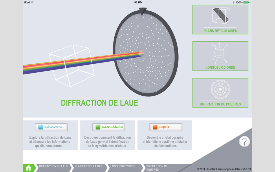 #1. vDiffraction (macOS) 由: Institut Laue-Langevin