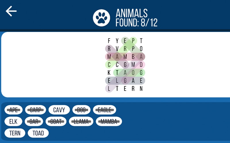 Screenshot #3 pour Word Search Game