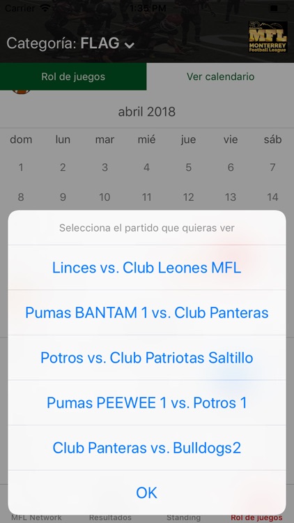 Monterrey Football League screenshot-4