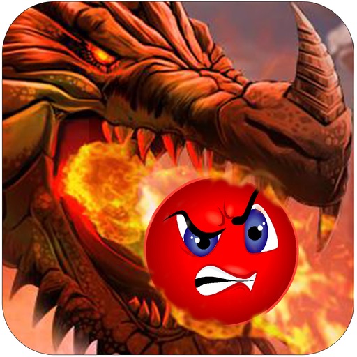 Crazy Bouncy Red Ball Game Icon