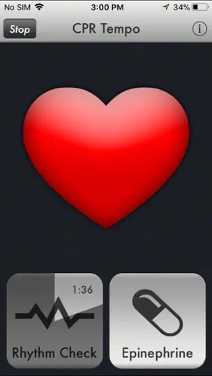 Скриншот CPR Tempo на iPhone 2