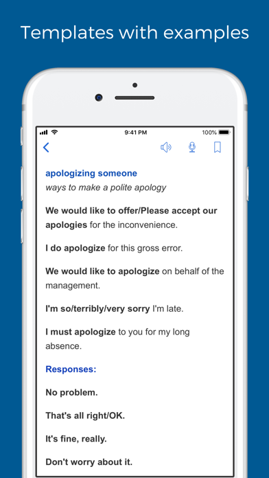 English Conversation Templates screenshot 3
