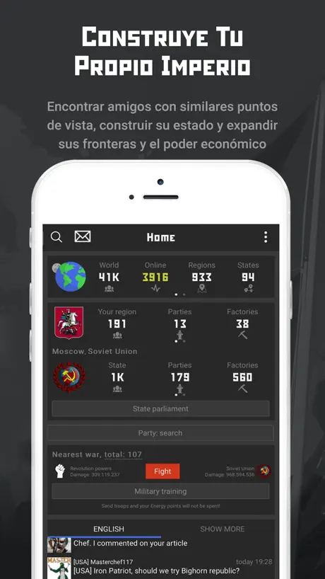 Rival Regions: estrategia