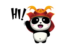 Samurai Panda stickers by CandyASS