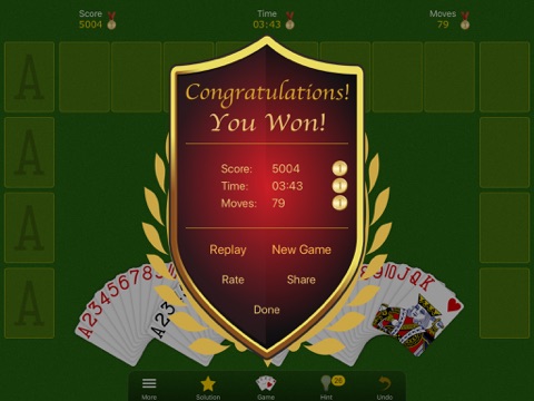 FreeCell by Logify screenshot 4