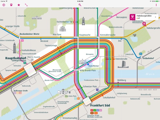 Screenshot #4 pour Frankfurt Rail Map Lite