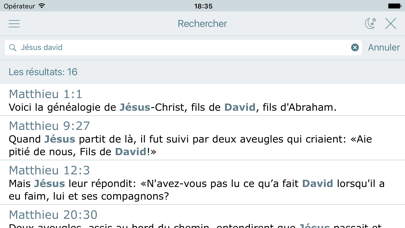 La Bible en Français. L Segond Screenshot