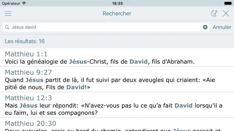 La Bible en Français. L Segond screenshot 4 of 5