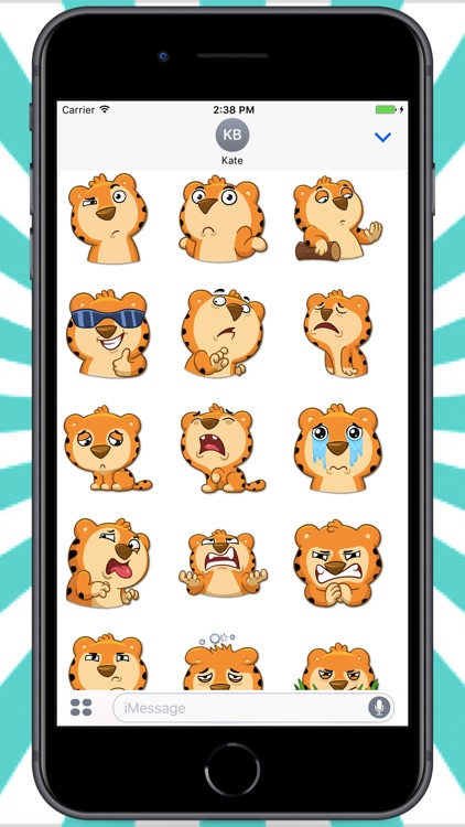 Tiger Felix Stickers