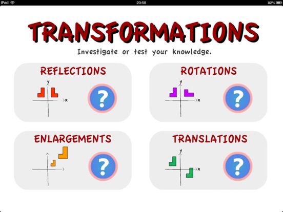 Transformations app screenshot