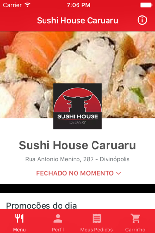 Sushi House Caruaru Delivery screenshot 2