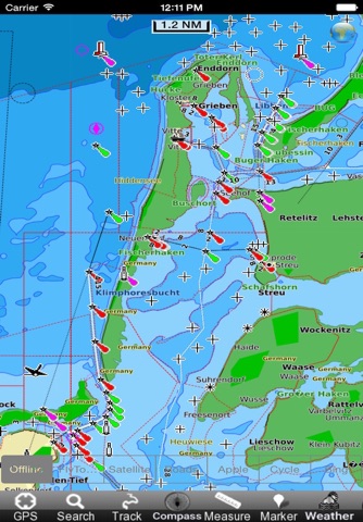 Marine: Germany East - GPS Map Navigator screenshot 4