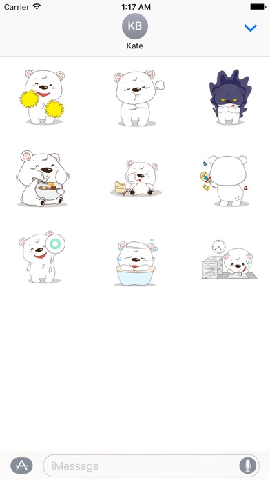 Animated Polar Bear Sticker screenshot 2