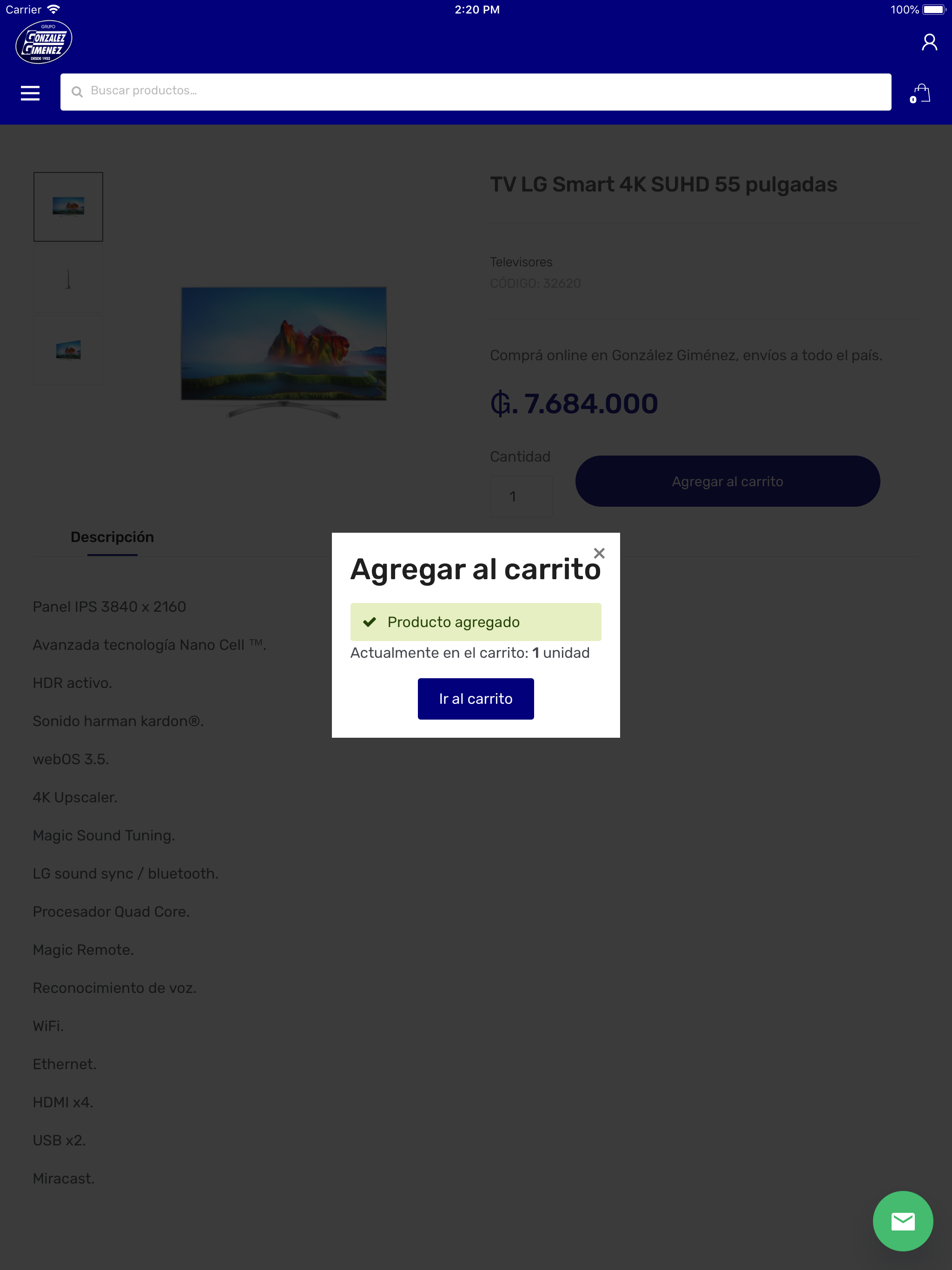 González Giménez screenshot 12