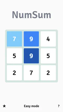 Game screenshot NumSum – A Relaxing Math Game apk