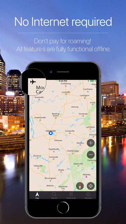 Tennessee Offline Navigation
