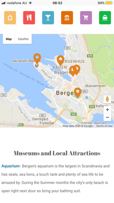 Bergen Tour App screenshot 3