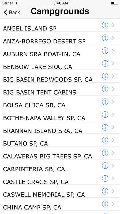 California Campgrounds & Trail screenshot 3