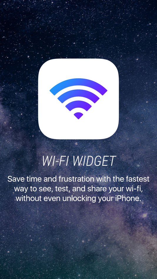 #1. Wifi Widget - See, Test, Share (iOS) 由: Confirmed, Inc.