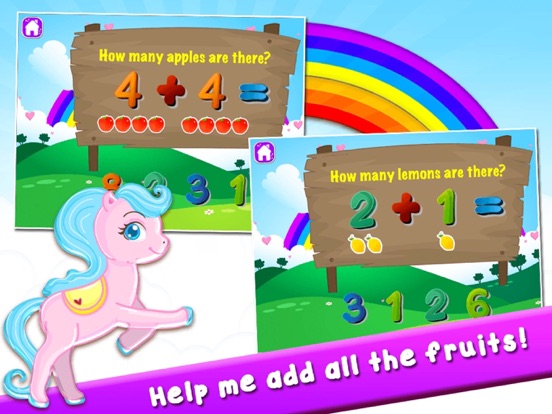 Screenshot #5 pour My Pony Play Math Games