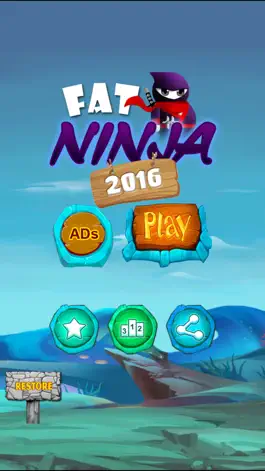 Game screenshot Fat Ninja 2016-Double Tap To Run and Jump mod apk