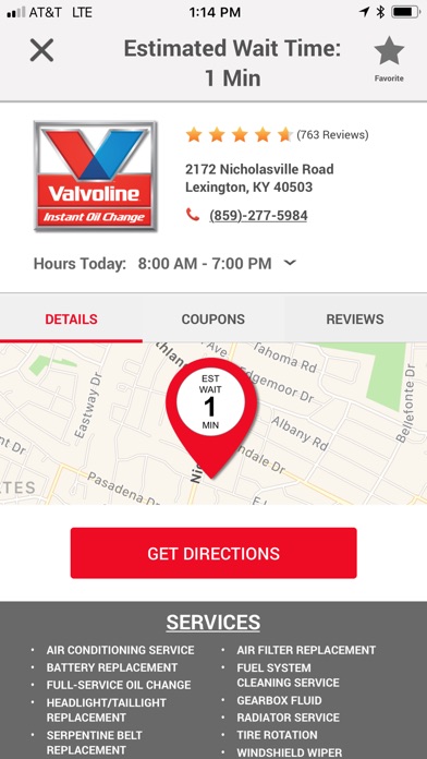 Valvoline Instant Oil Change screenshot 3