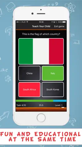Game screenshot Teach Your Child Quiz - Flags apk