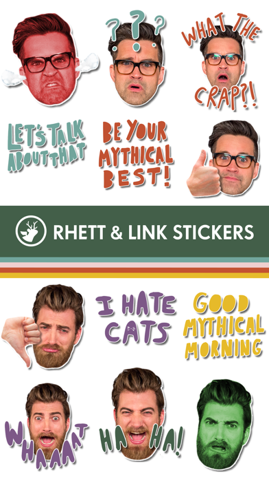 Rhett & Link Stickers Screenshot 1 - AppWisp.com Rhett & Link Stickers Screenshot 1 - AppWisp.com