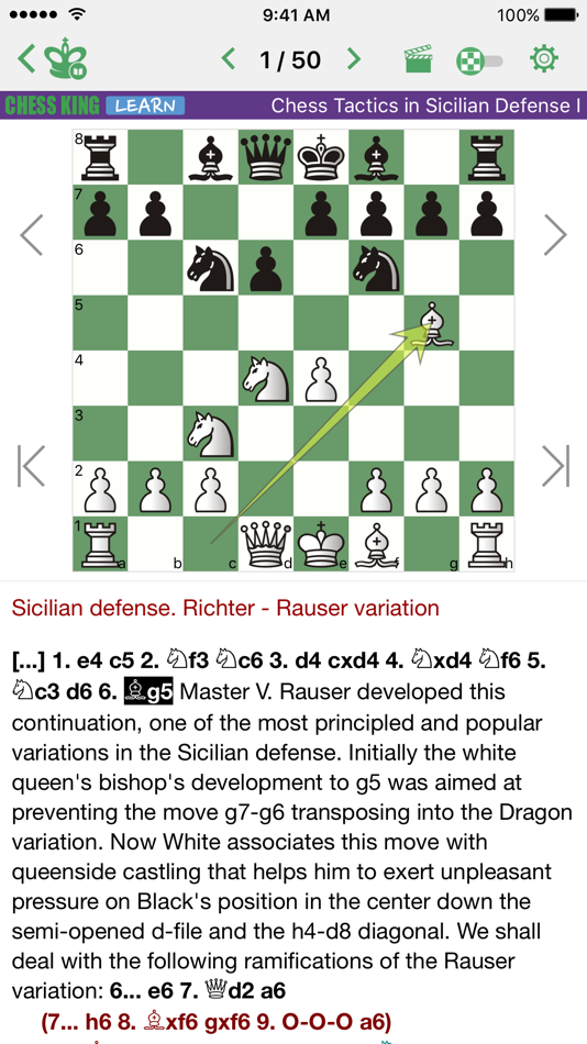 #2. Chess Tactics. Sicilian Def. 1 (iOS) 由: Chess King