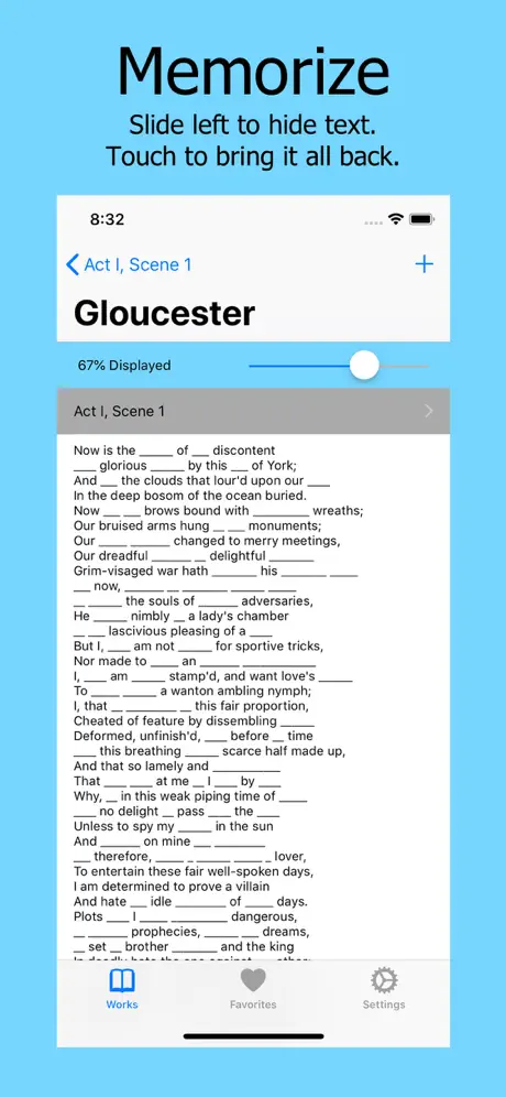 The Shakespeare App