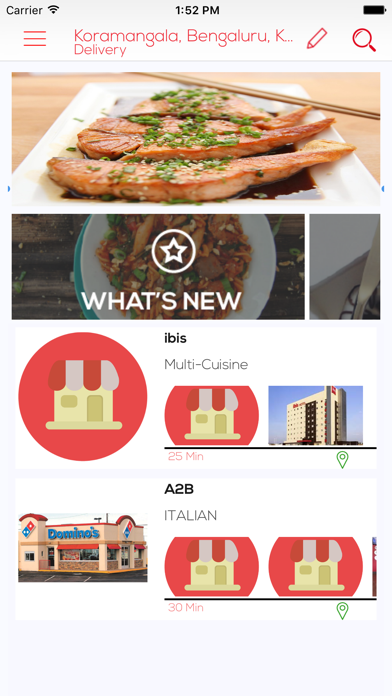 HomeTownDelivery app screenshot