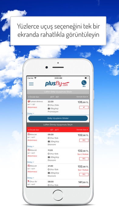 Ucuz Uçak Bileti - PlusFly screenshot 2