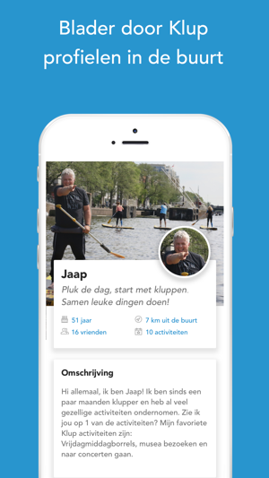 Klup, social app voor 50+(圖5)-速報App