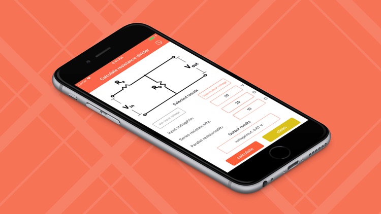 Calculate resistance divider