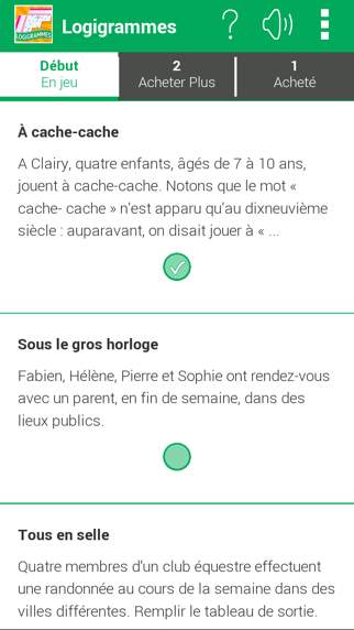 logic puzzles in french iphone screenshot 4