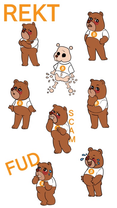 Bitcoin Animal Stickers screenshot 3